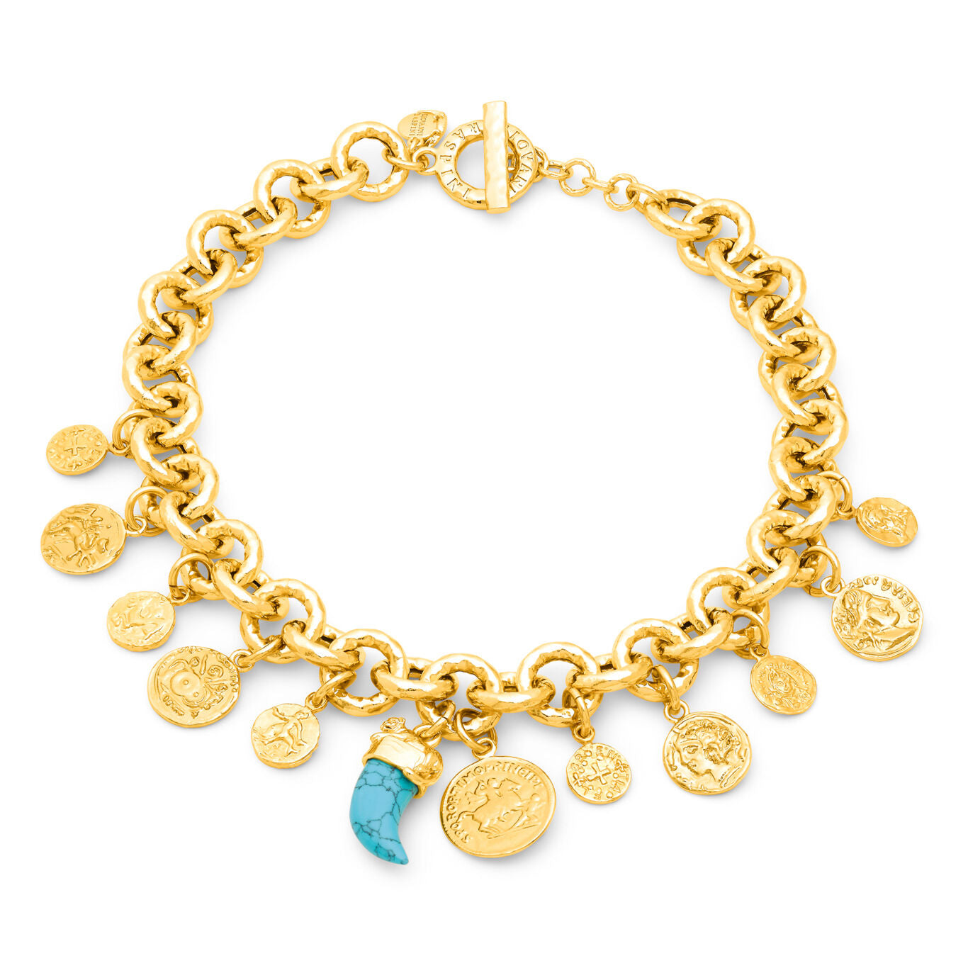 Collana Pueblo Monete Giovanni Raspini — 47 cm