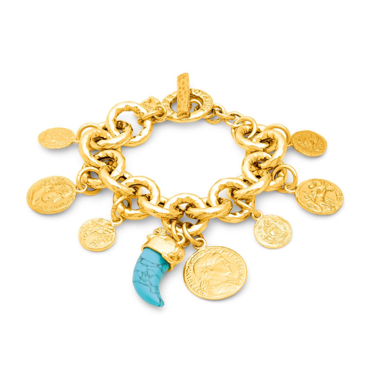 Bracciale Pueblo Monete Giovanni Raspini — 21 cm