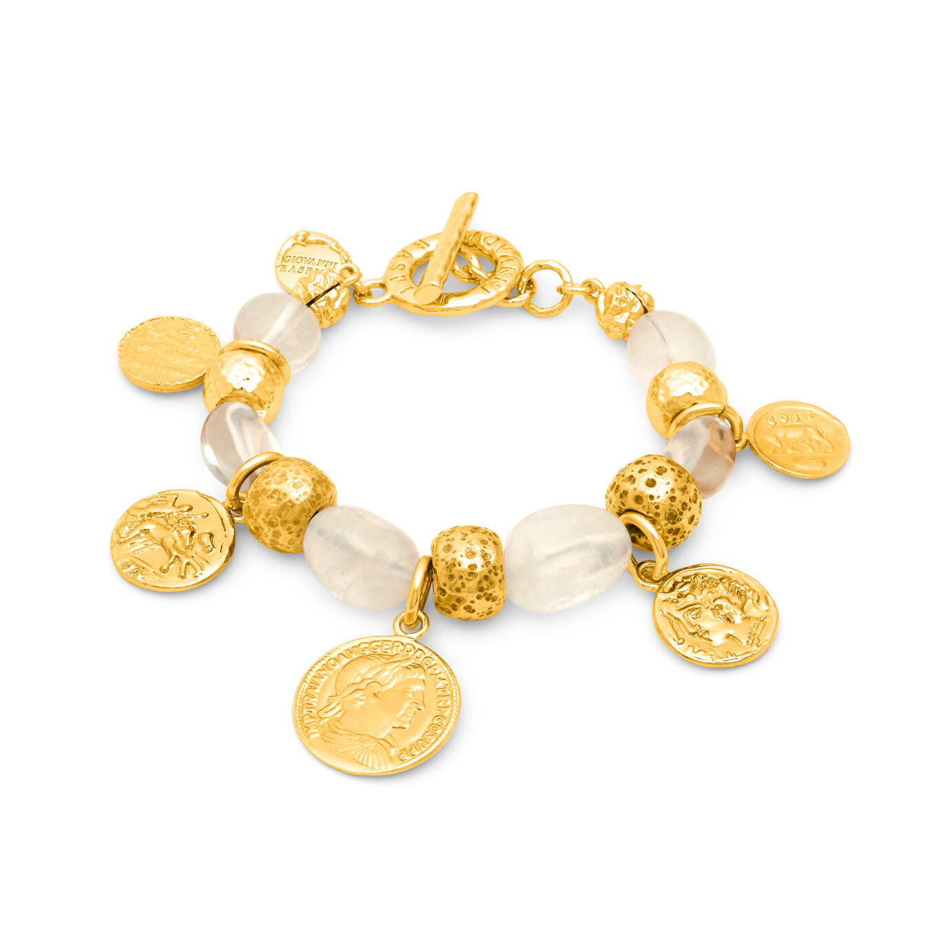 Bracciale Crystal Monete Giovanni Raspini — 21 cm