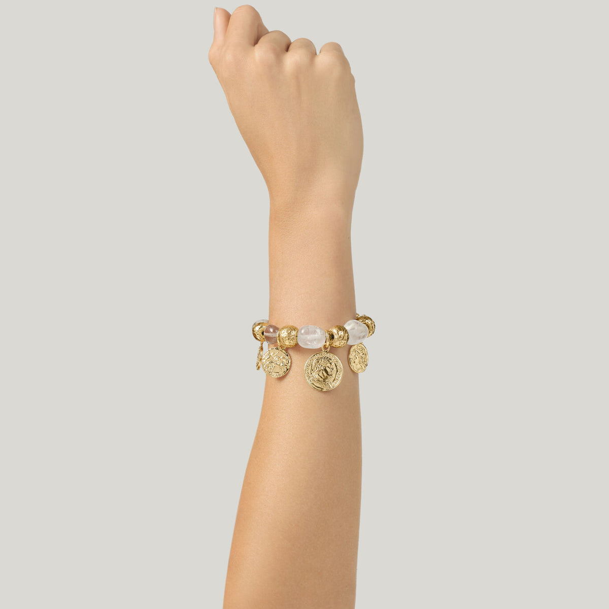 Bracciale Crystal Monete Giovanni Raspini — 21 cm