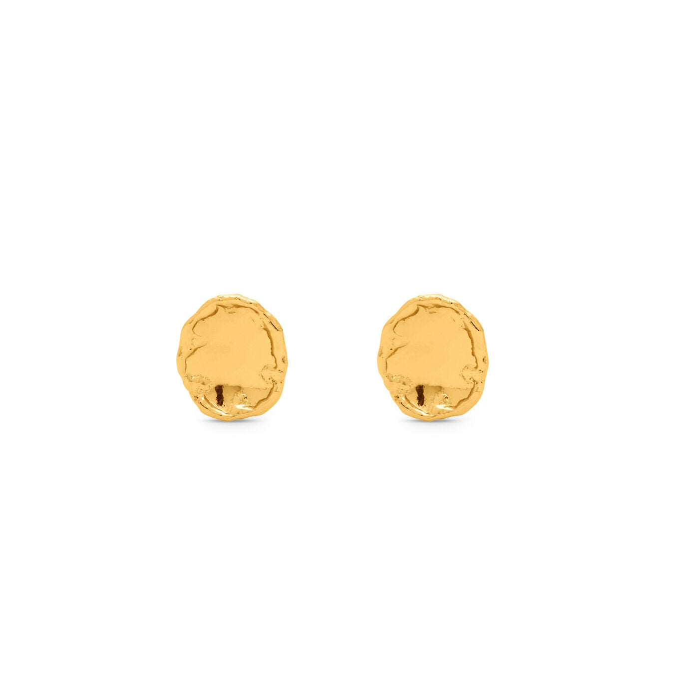 Orecchini Yuma Piccoli in bronzo dorato