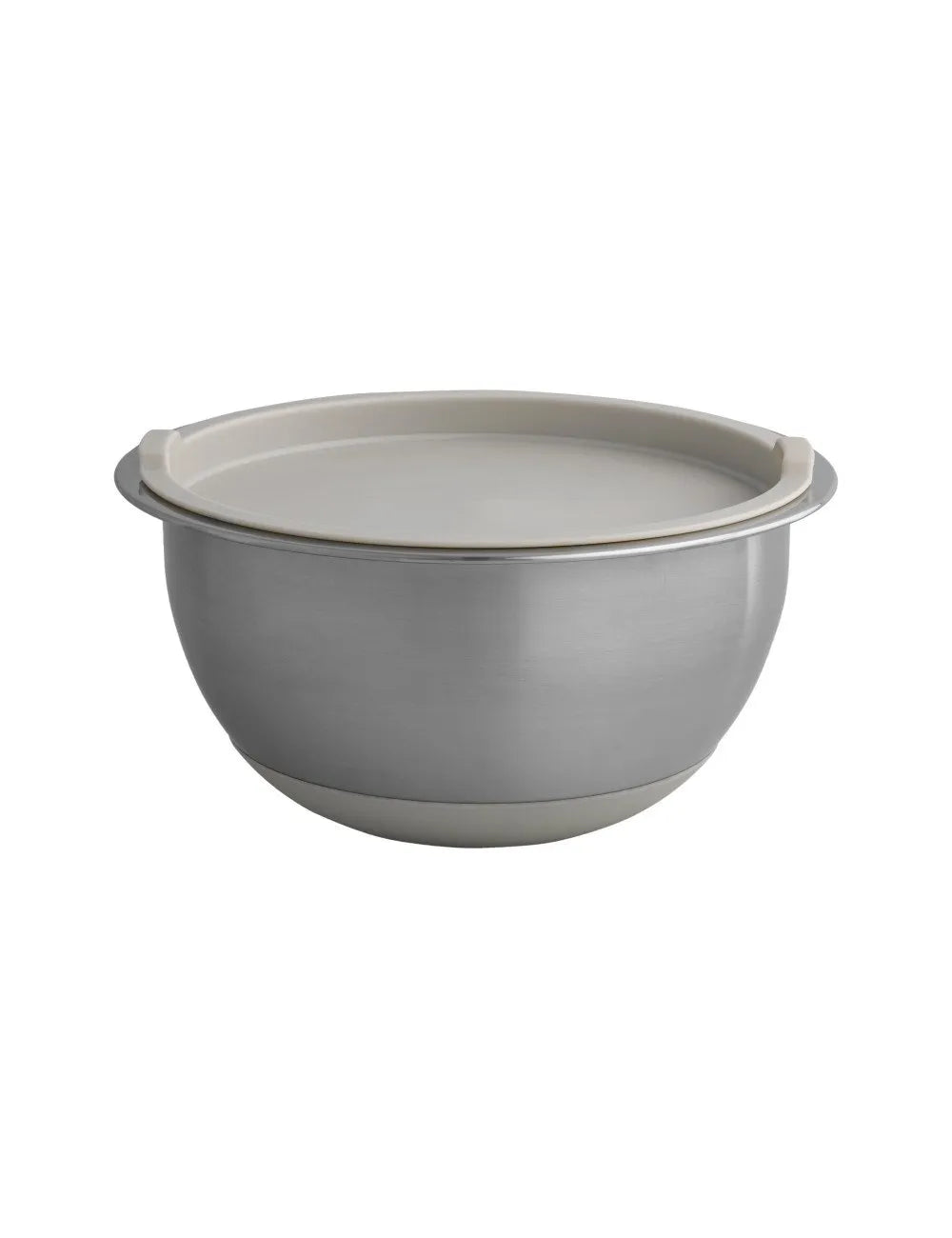 Contenitore Bombetta con Base e Tappo Tortora in Inox e Silicone grande