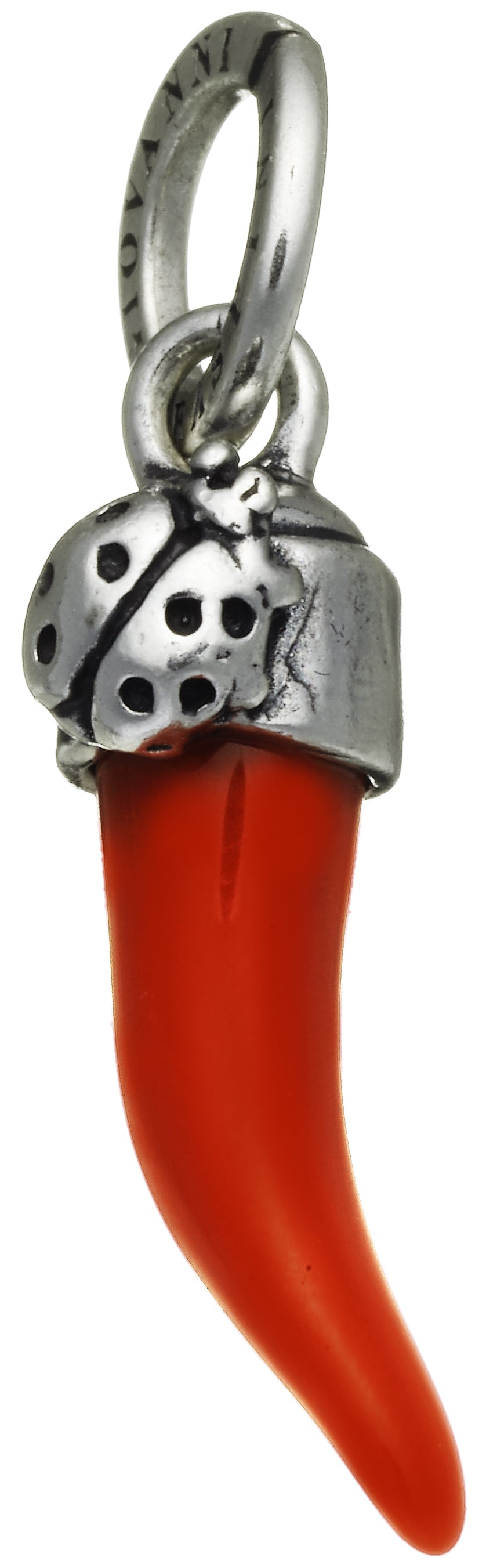 Charm Corno Rosso Coccinella Giovanni Raspini