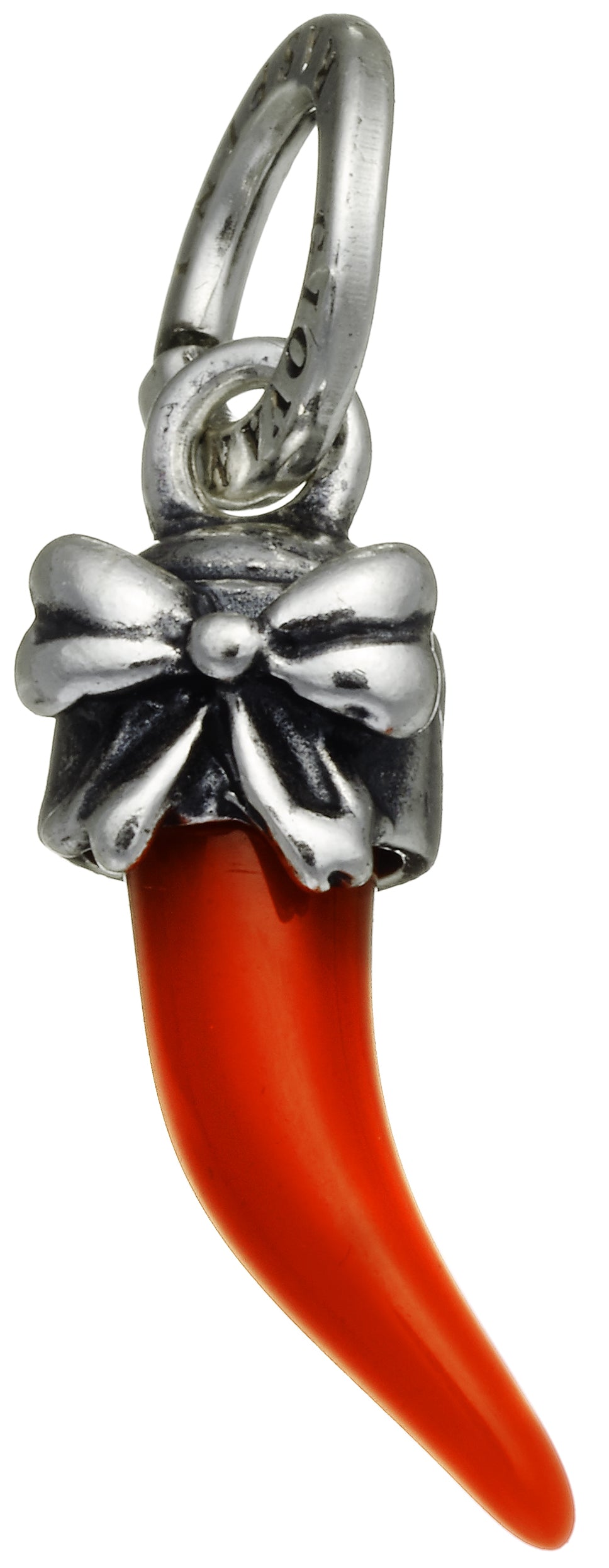 CHARM CORNO ROSSO FIOCCO