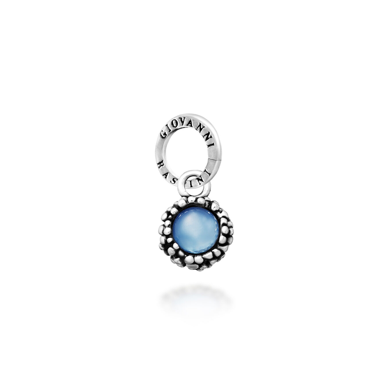 Charm Agata Blu Perlage Giovanni Raspini argento 925