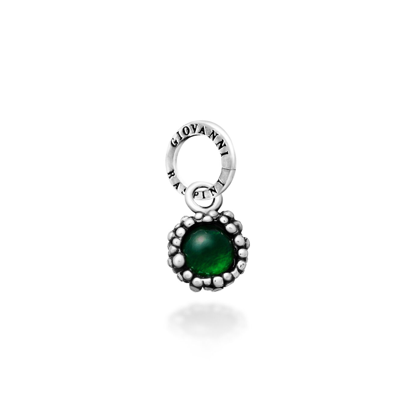 Charm Onice Verde Perlage Giovanni Raspini argento 925