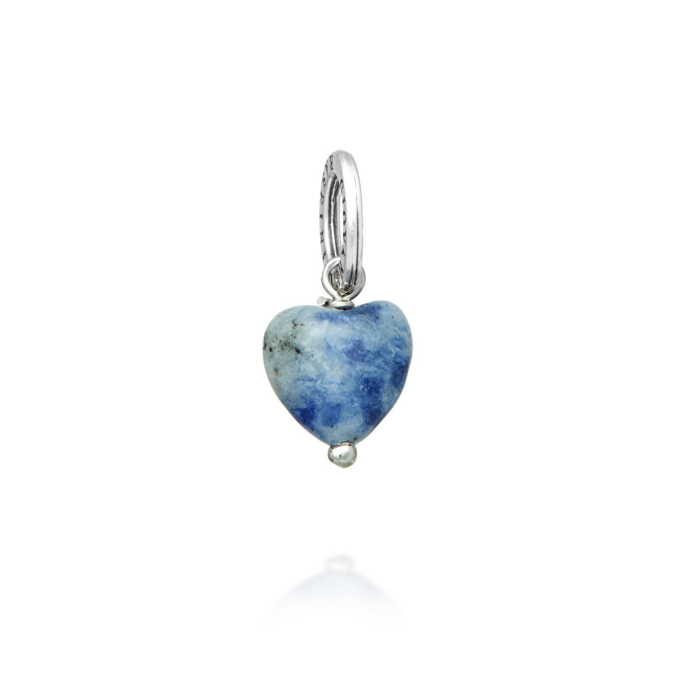 Charm Cuore Sodalite Giovanni Raspini in argento 925 e sodalite