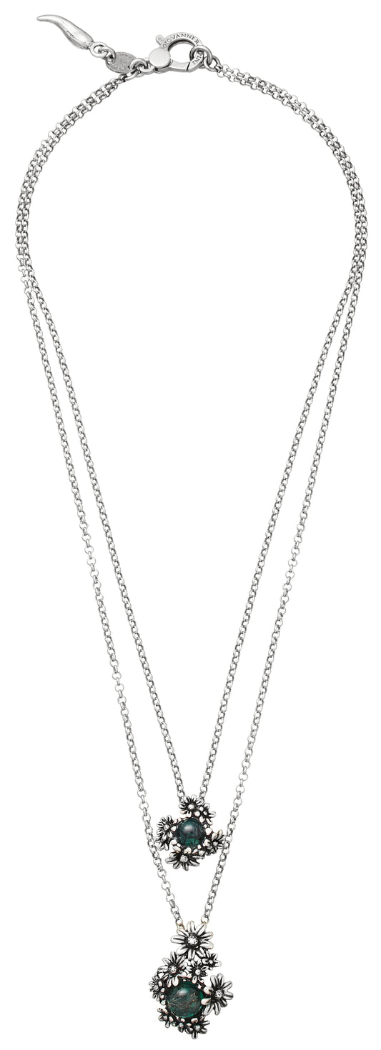 COLLANA MARGHERITE GARDEN DOUBLE cm 42