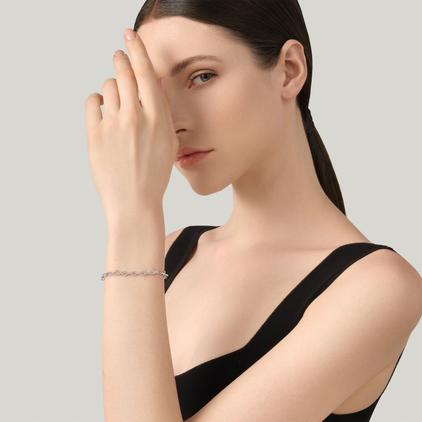 Bracciale Catena Cuori Giovanni Raspini