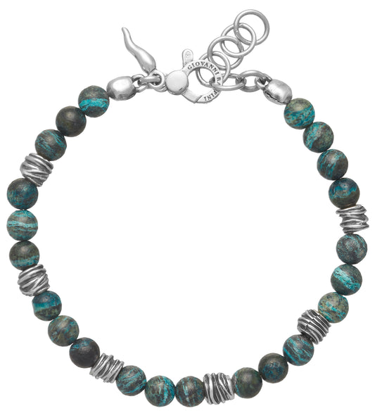 BRACCIALE TANGO DIASPRO VERDE cm 20