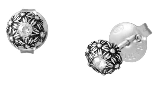 ORECCHINI MINI MARGHERITE E ZIRCONE