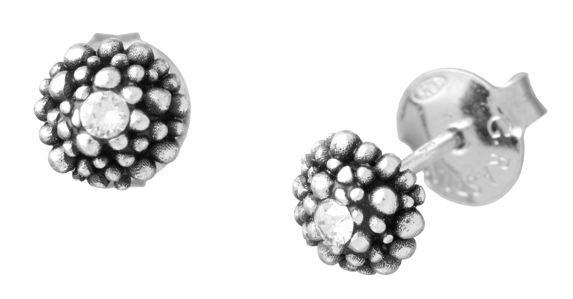 ORECCHINI MINI PERLAGE E ZIRCONE
