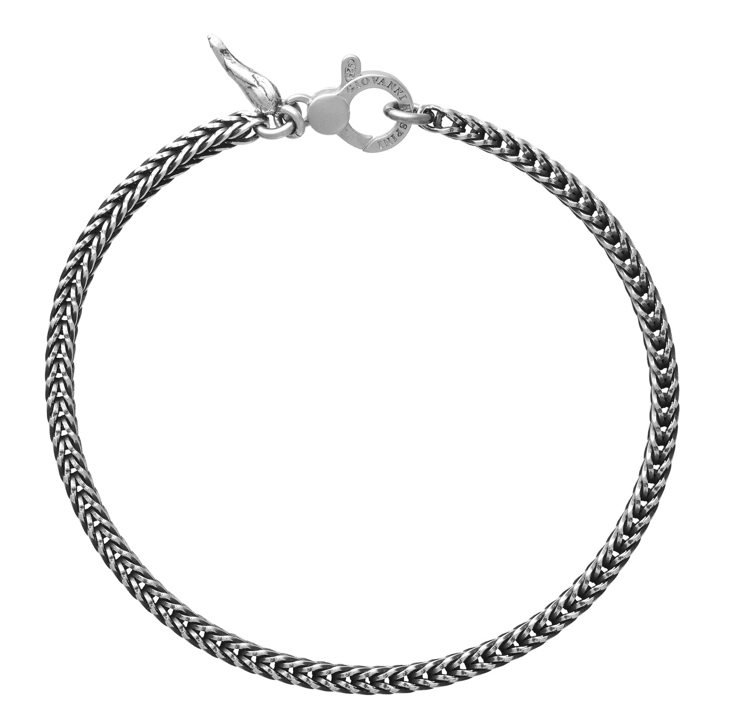 BRACCIALE TRECCIA QUADRA PICCOLA cm 21