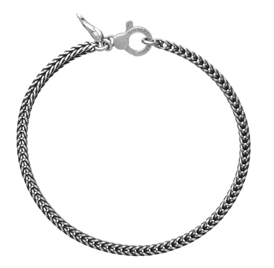 BRACCIALE TRECCIA QUADRA PICCOLA cm 21