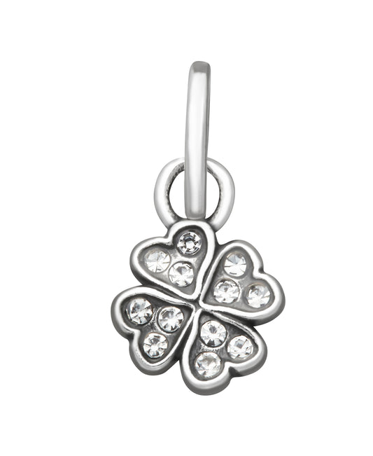 MINI CHARM QUADRIFOGLIO CRYSTAL