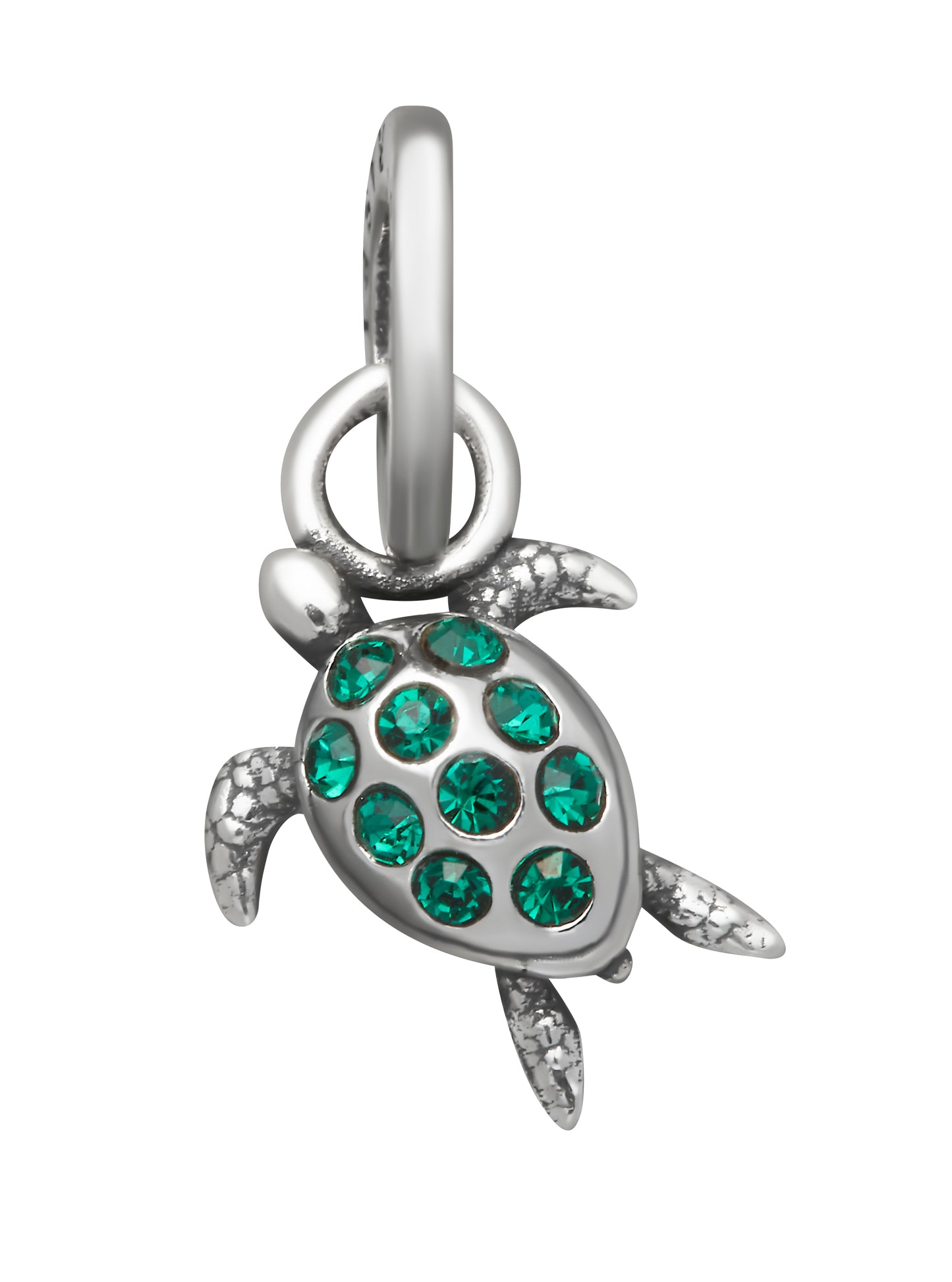 MINI CHARM TARTARUGA CRYSTAL VERDE