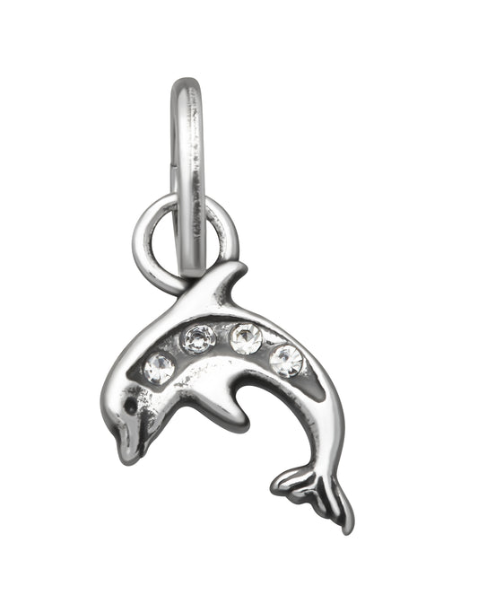 MINI CHARM DELFINO CRYSTAL