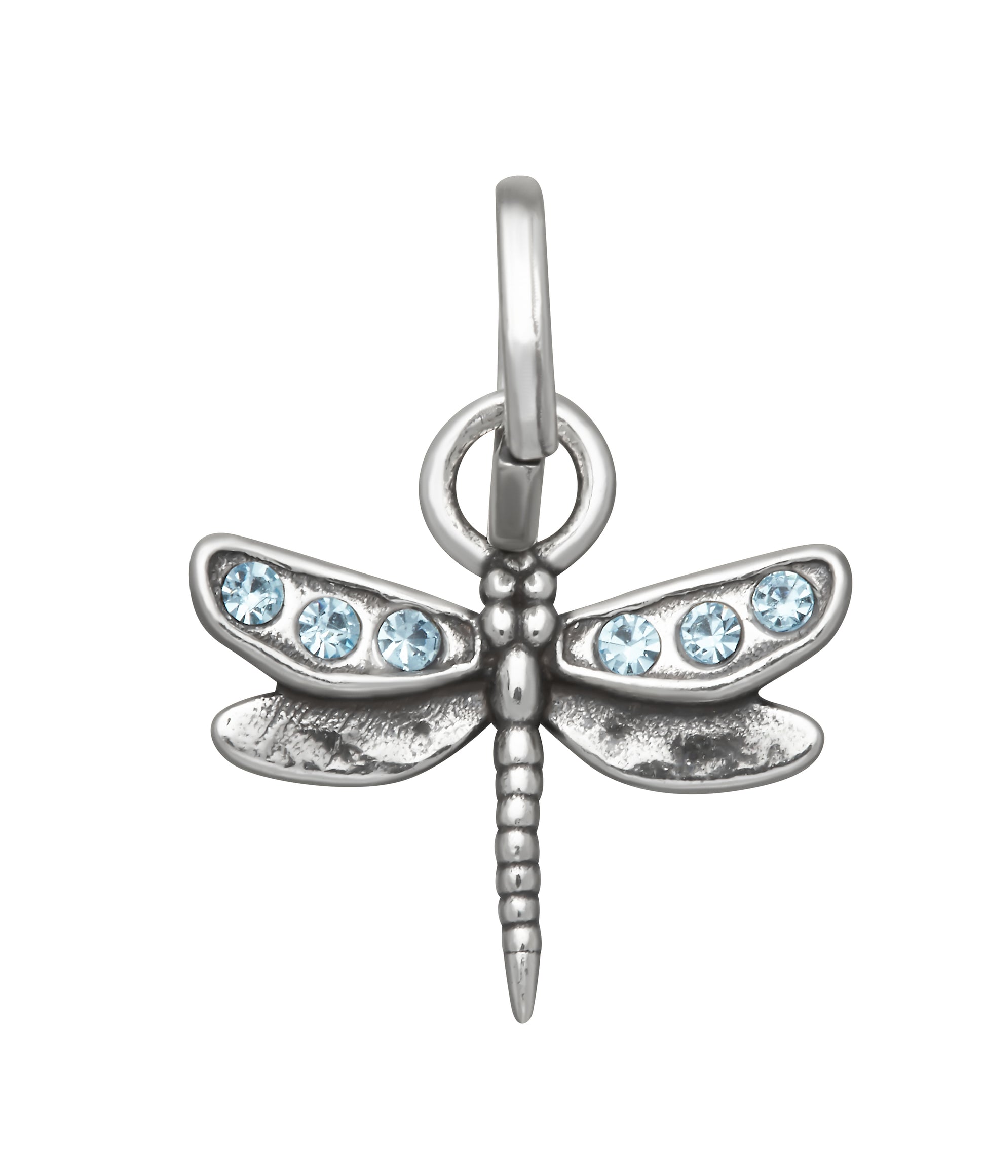 MINI CHARM LIBELLULA CRYSTAL CELESTE