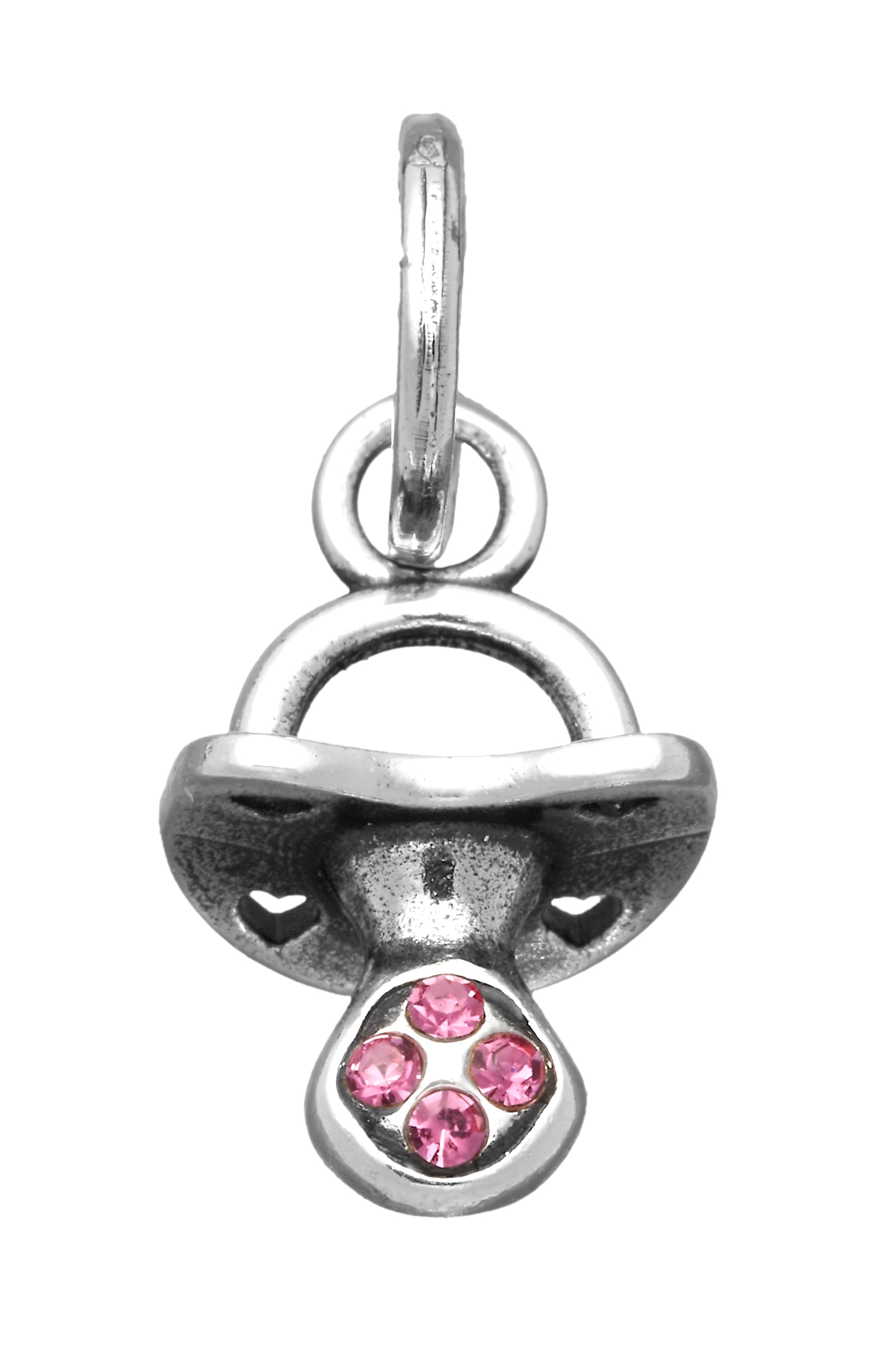 MINI CHARM CIUCCIO CRYSTAL ROSA
