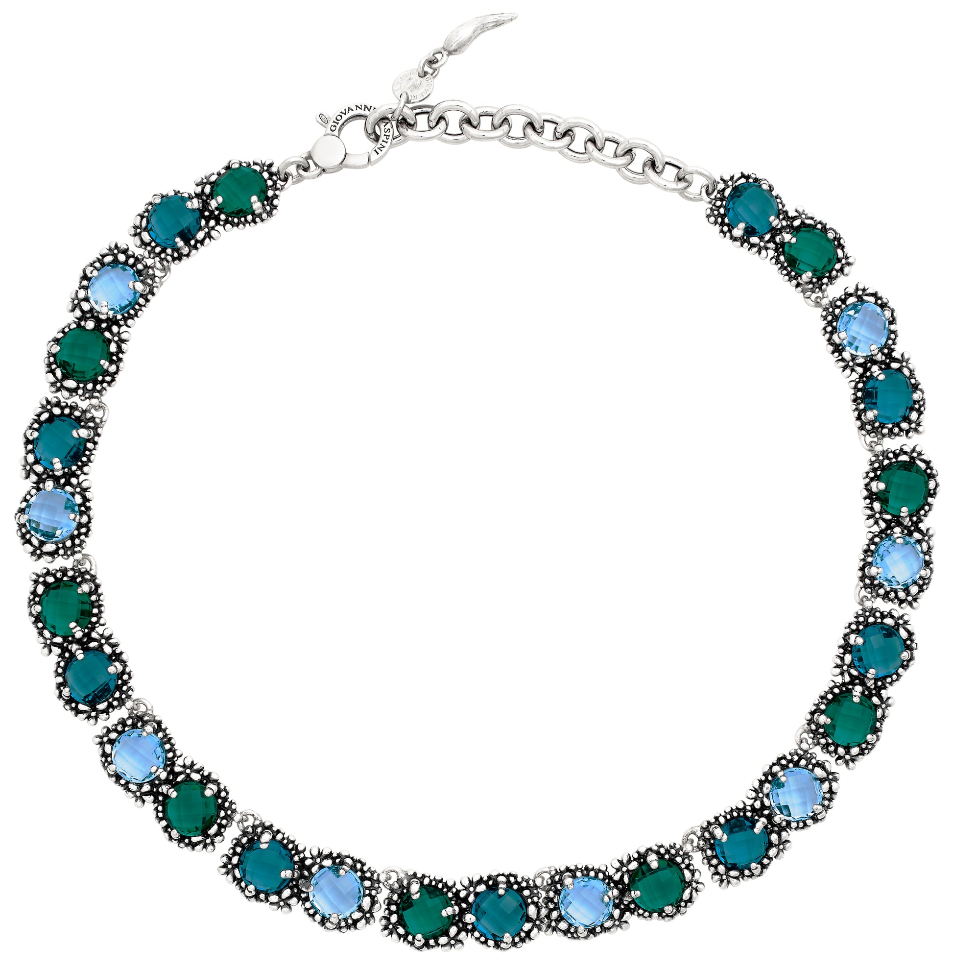 COLLANA BLUE IVY cm 46