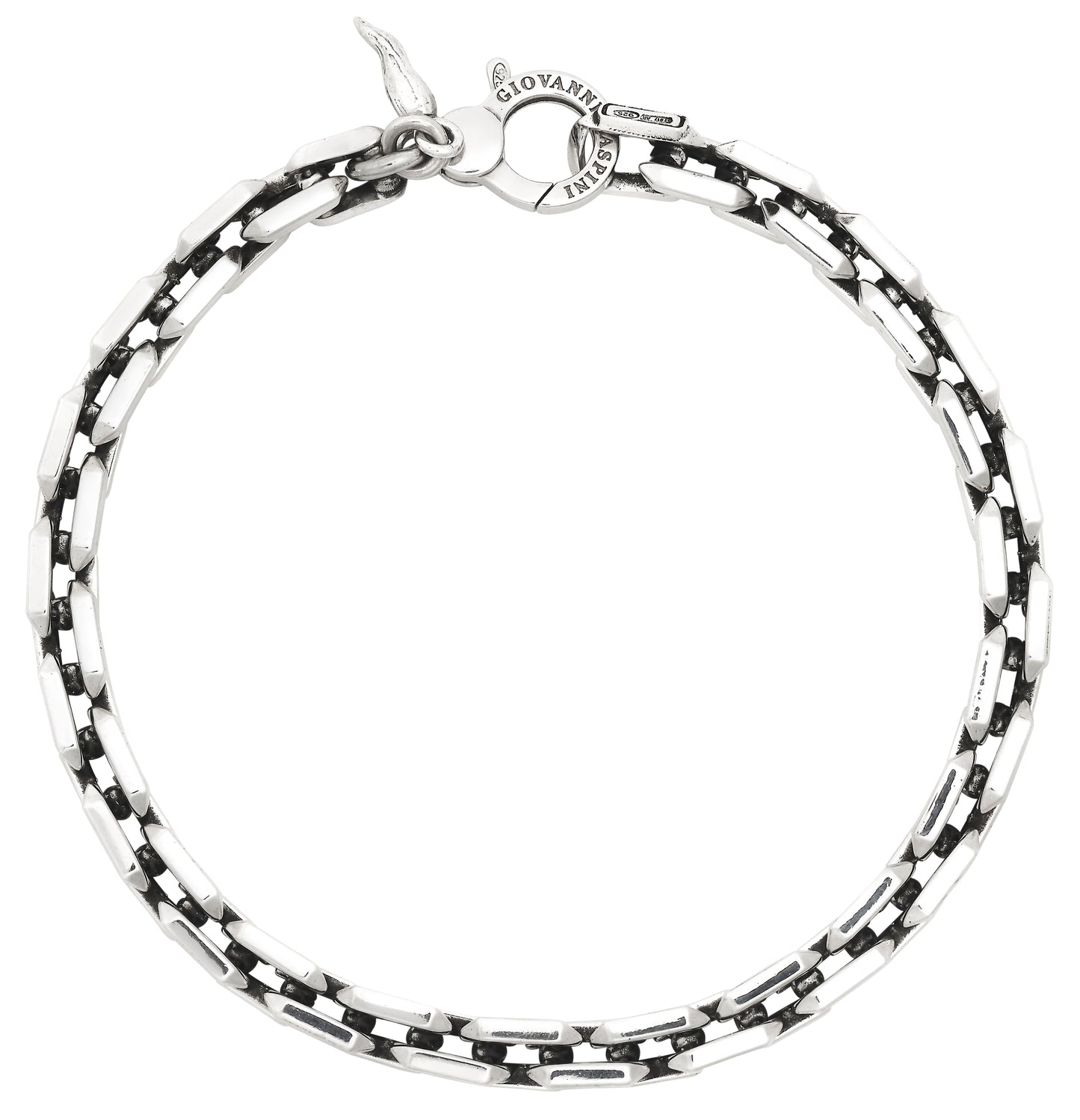 BRACCIALE MAGLIA OTTAGONO cm 21