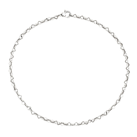 COLLANA CATENA CUORI cm 43 - Giovanni Raspini - 12618