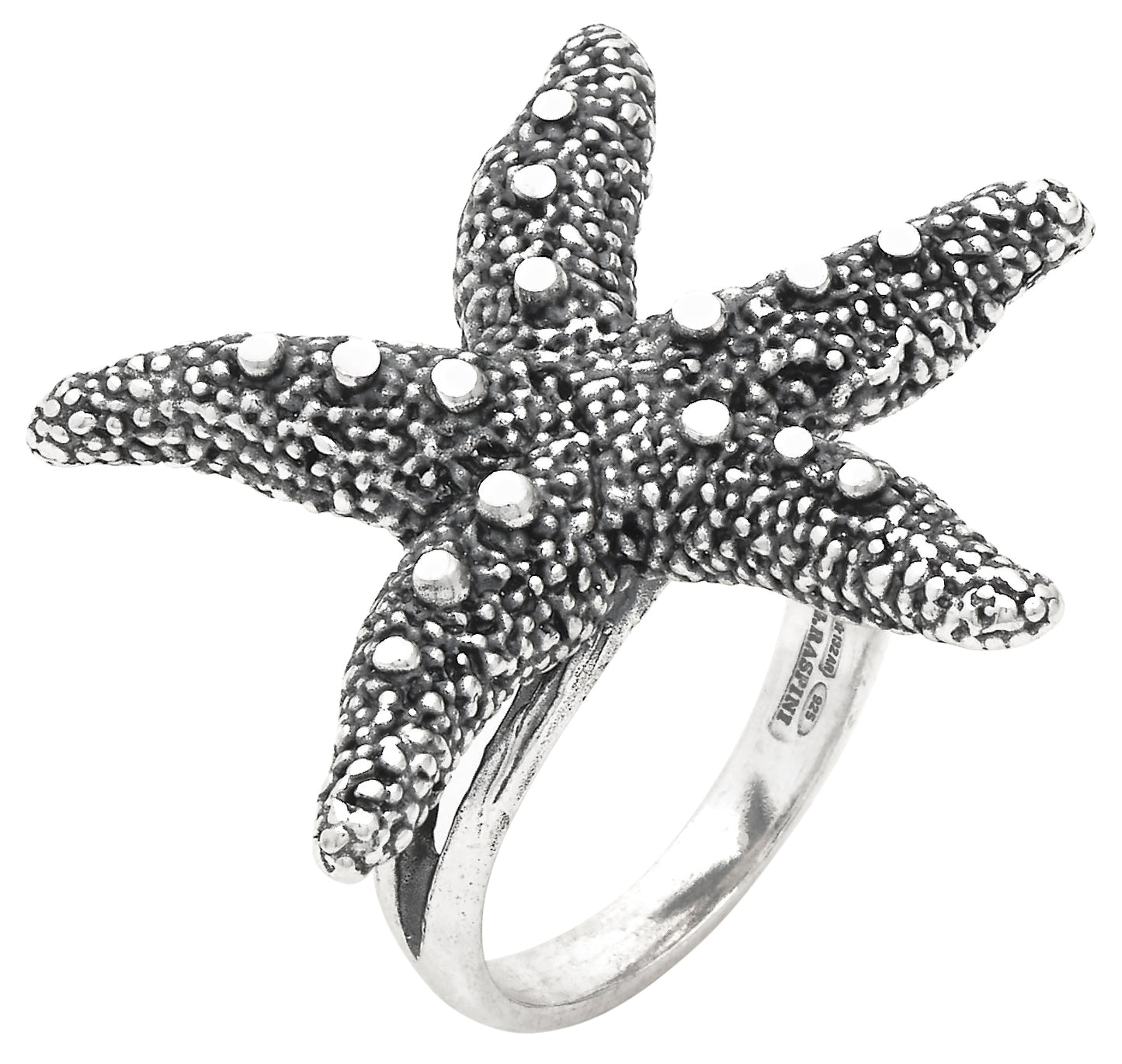 Anello Stella Marina Giovanni Raspini in argento 925 — misura 16