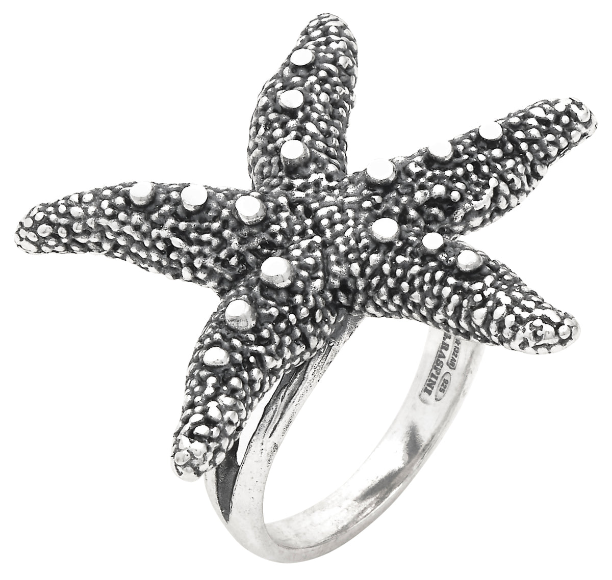 Anello Stella Marina Giovanni Raspini in argento 925 — misura 16