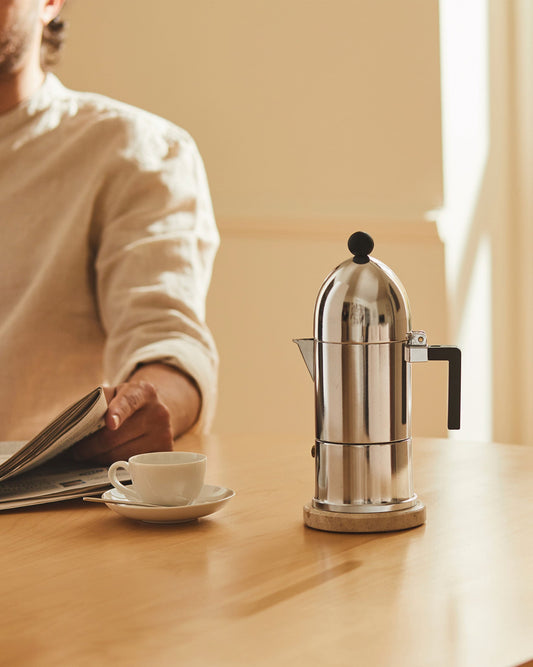 Caffettiera espresso La Cupola Alessi, vista d'insieme