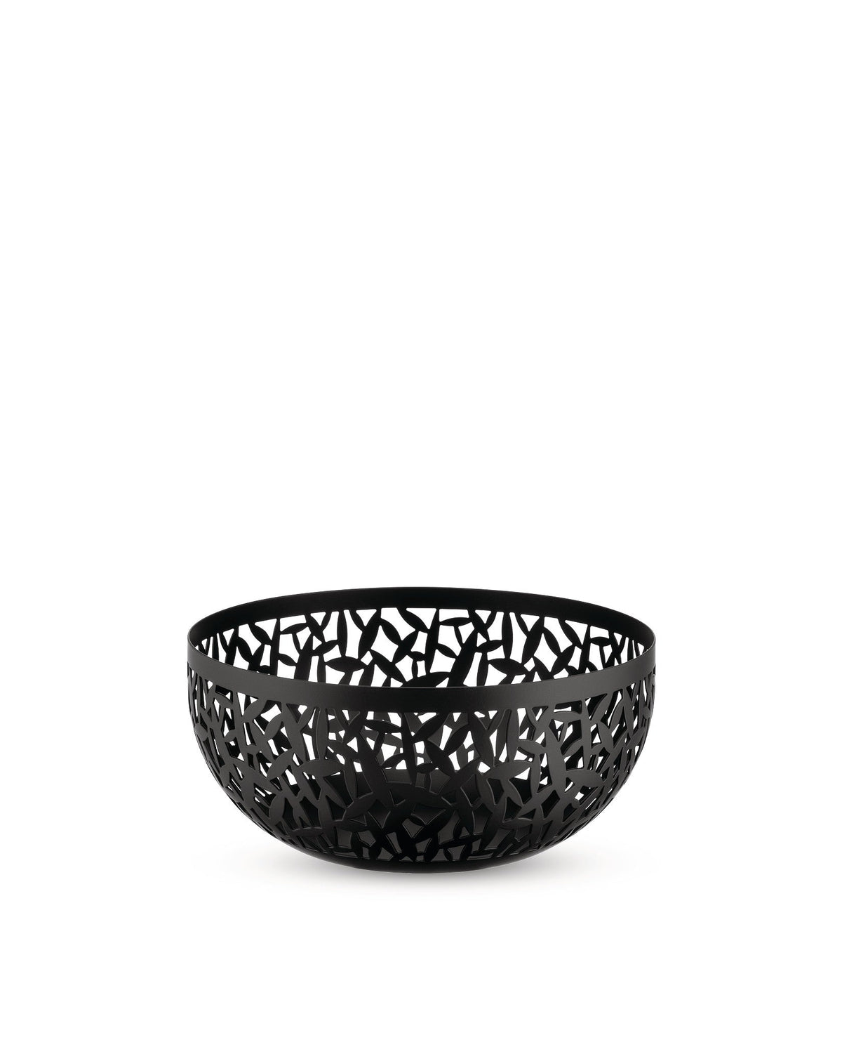 Fruttiera Cactus! Alessi in acciaio traforato nero