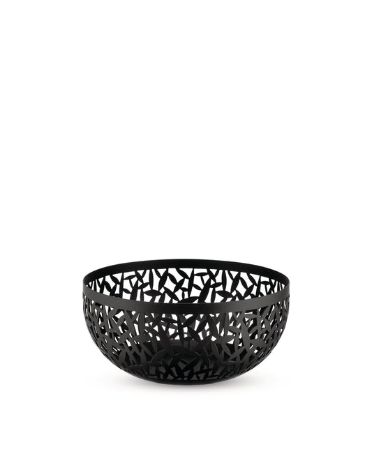 Fruttiera Cactus! Alessi in acciaio traforato nero