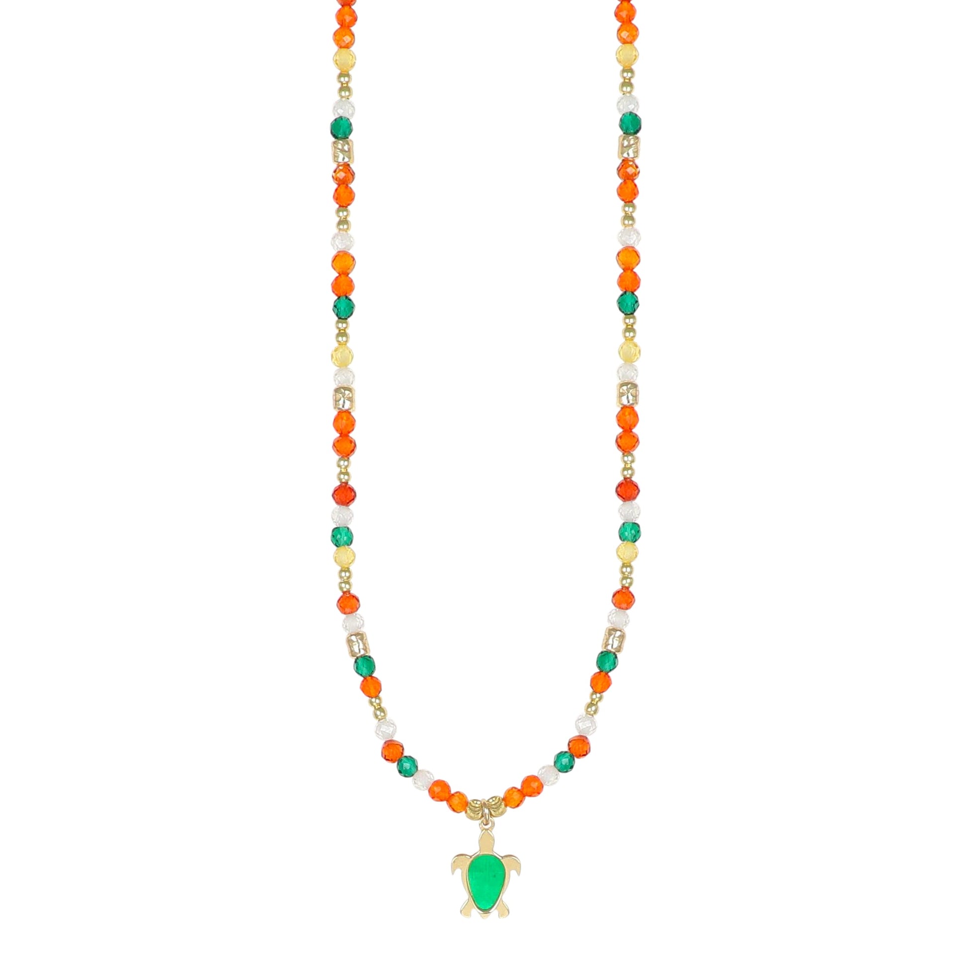 Collana Summer NIVY con tartaruga in madreperla
