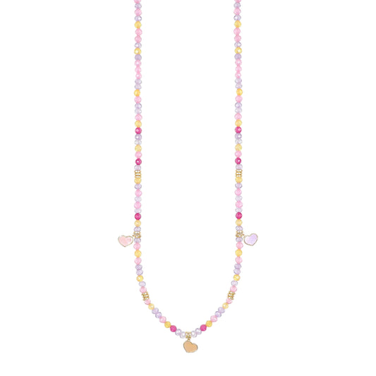 Collana Summer NIVY con tre cuori in madreperla