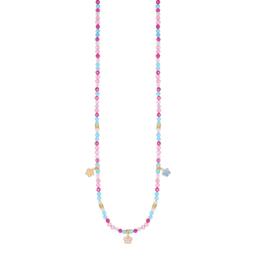 Collana Summer NIVY con tre fiori in madreperla