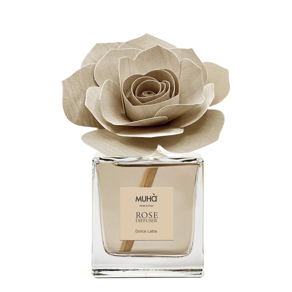 Diffusore Rosa Muhà Dolce Latte color burro da 100 ml