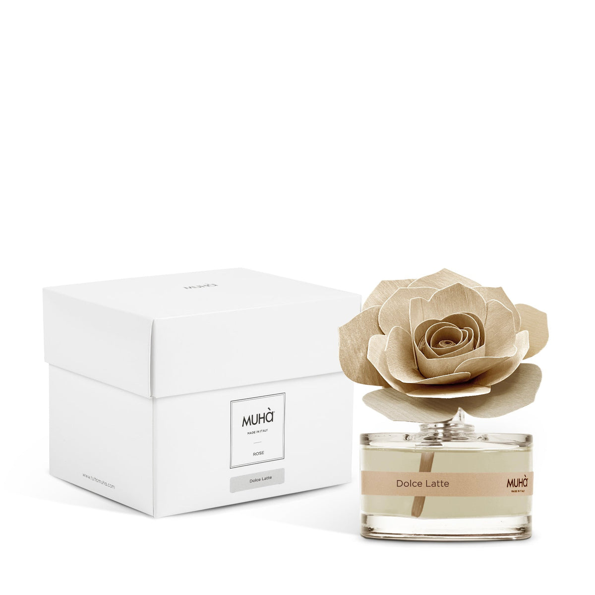 Diffusore Rosa Muhà Dolce Latte color burro da 50 ml
