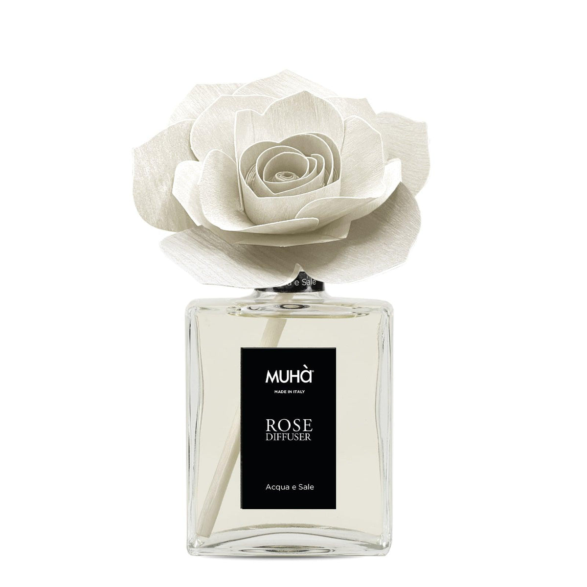 Diffusore Rosa Muhà Acqua e Sale bianco da 200 ml