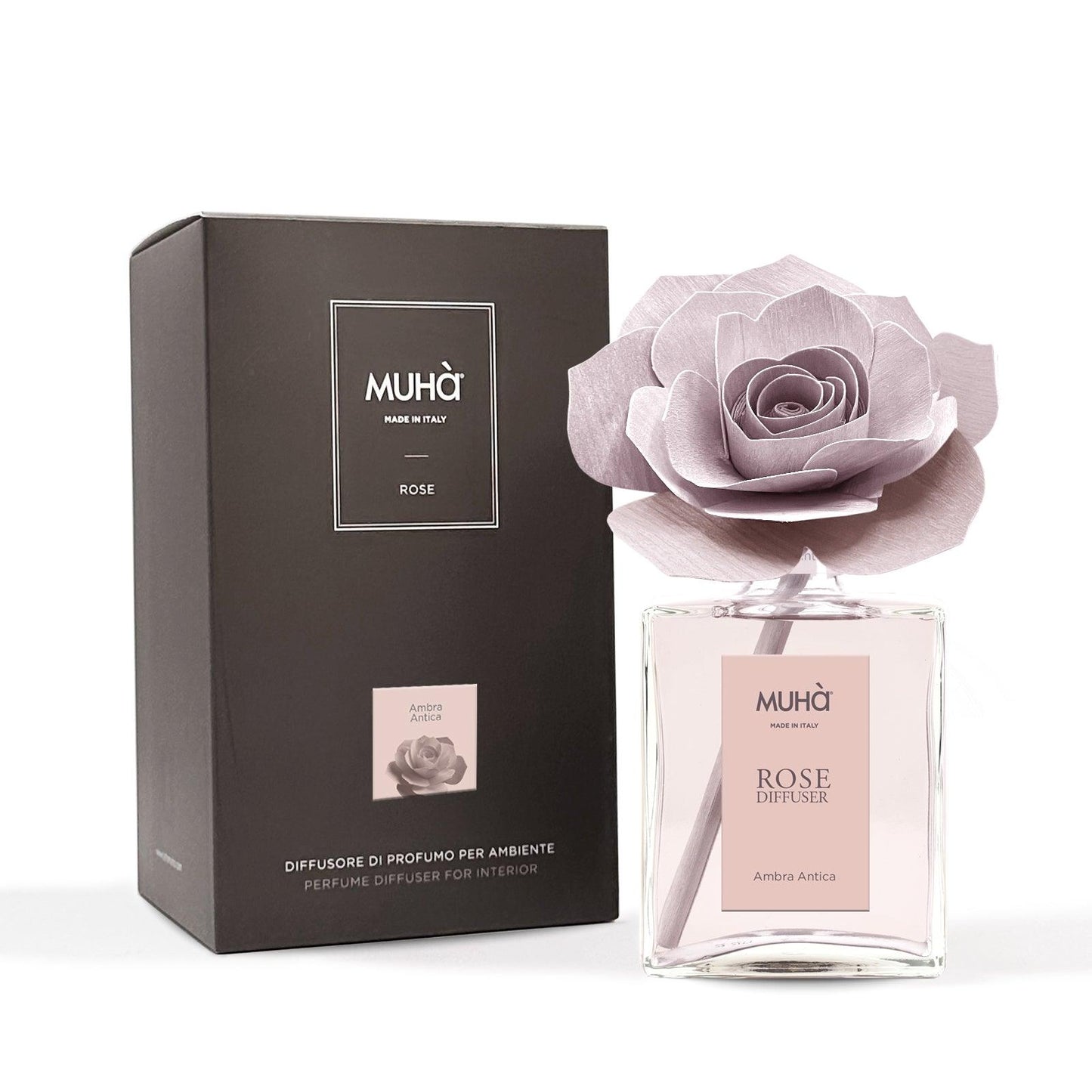 Diffusore Rosa Muhà Ambra Antica, ambientato