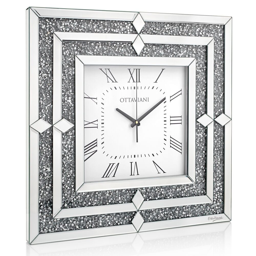 Orologio da parete Ottaviani con cristalli e strass