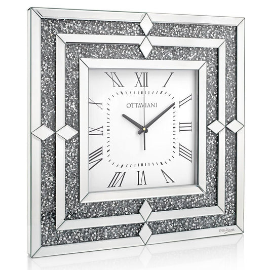 Orologio da parete Ottaviani con cristalli e strass
