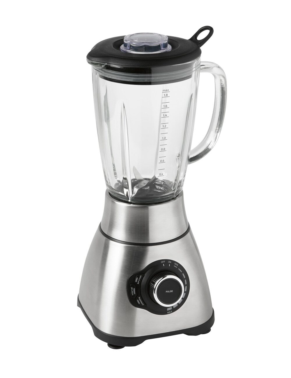 Frullatore Brandani high speed Techno Collection INOX/VETRO